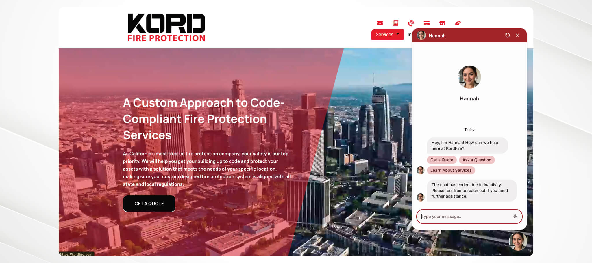 AI chatbot integration with uptick crm