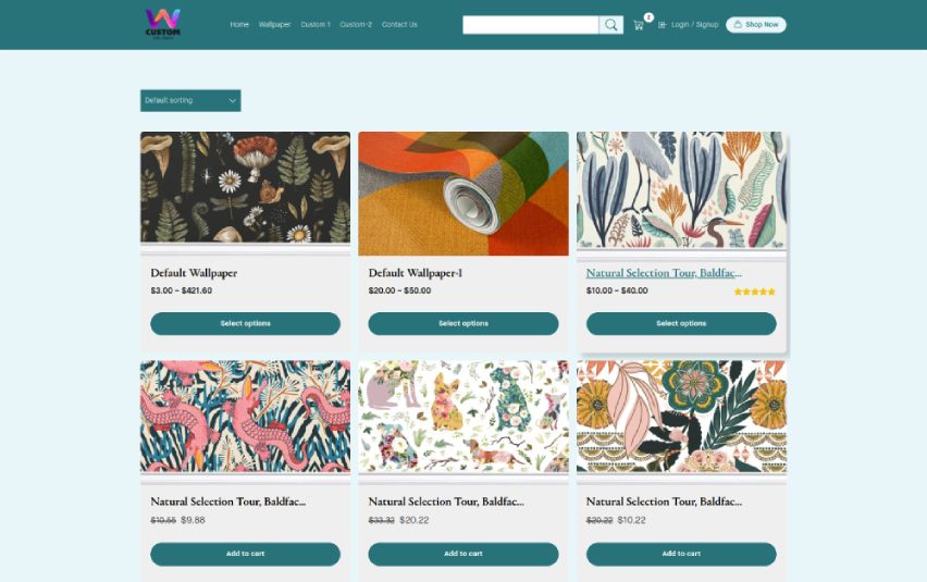 Products %E2%80%93 Custom Wallpaper