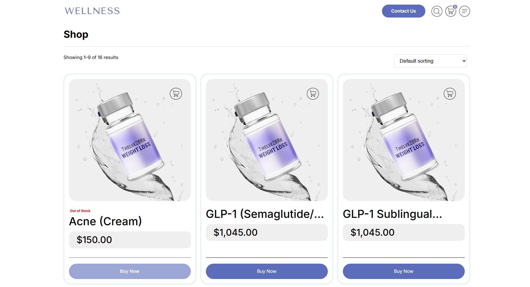 Streamlined Product Categories