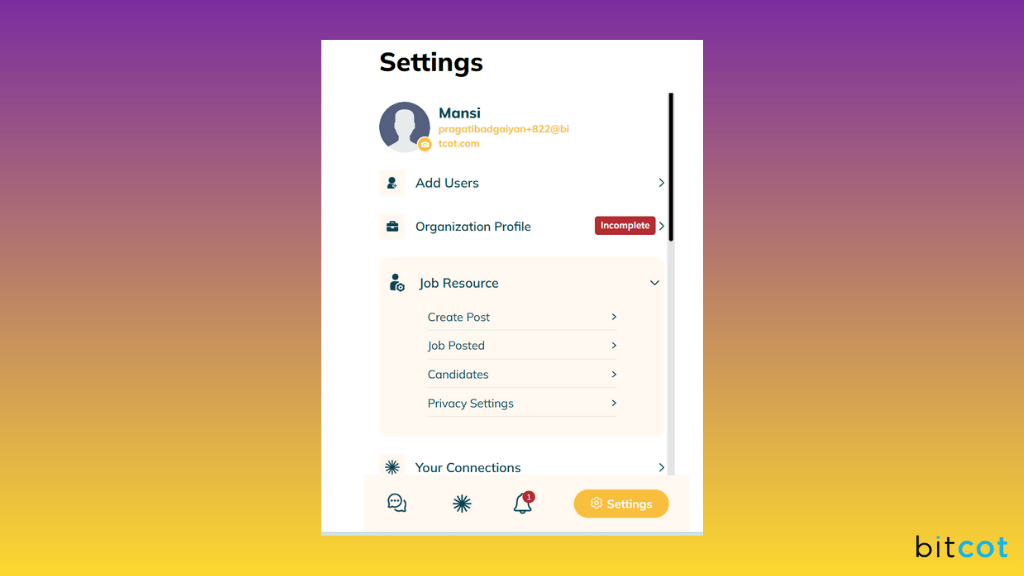 job creation posting